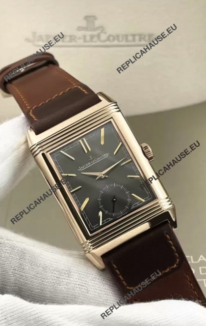 Jaeger-LeCoultre Reverso DuoFace Rose Gold Casing Watch in Swiss Automatic Movement
