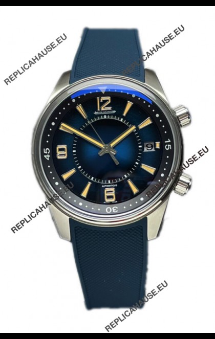 Jaeger LeCoultre Polaris Date Blue Dial Rubber Strap 1:1 Mirror Replica Watch 42MM