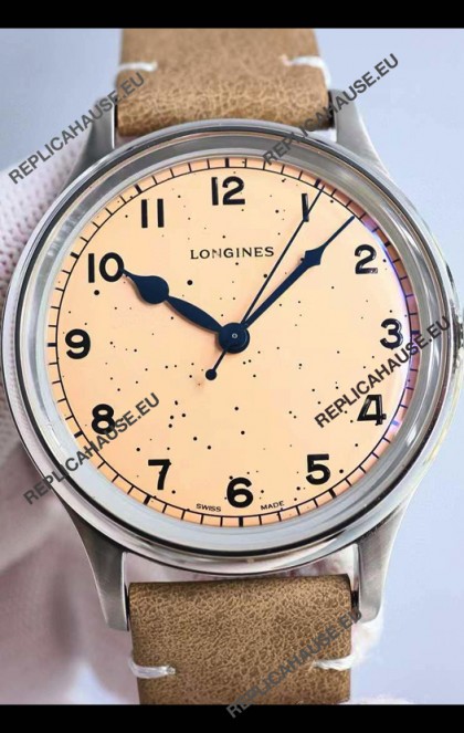 Longines Heritage Military Stainless Steel Watch in Swiss Automatic Movement 