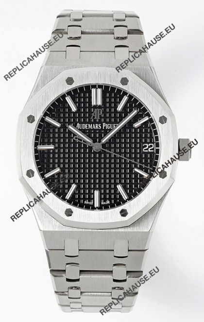 Audemars Piguet Royal Oak 15500 41MM Black Dial 904L Steel CALIBRE 4302 Movement 1:1 Mirror Replica