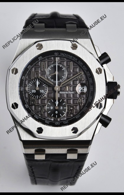 Audemars Piguet Royal Oak Offshore Grey Dial Chronograph 1:1 Mirror Replica Watch - 904L Steel 