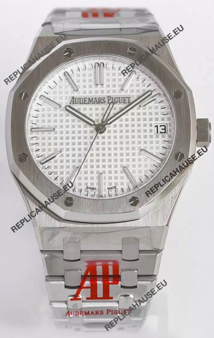 Audemars Piguet Royal Oak 15510 41MM White Dial 904L Steel CALIBRE 4302 Movement 1:1 Mirror Replica