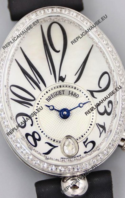 Breguet Reine De Naples Ladies Stainless Steel Swiss 1:1 Edition Replica Watch 
