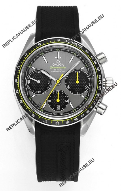 Omega Speedmaster Racing 904L Steel Chronograph 1:1 Mirror Replica in Grey Dial