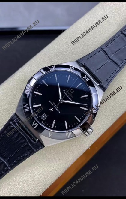 Omega Co-Axial Constellation 41MM 904L Steel Black Dial 1:1 Mirror Replica Watch