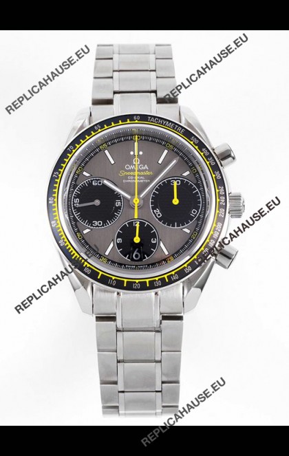 Omega Speedmaster Racing 904L Steel Chronograph 1:1 Mirror Replica in Grey Dial