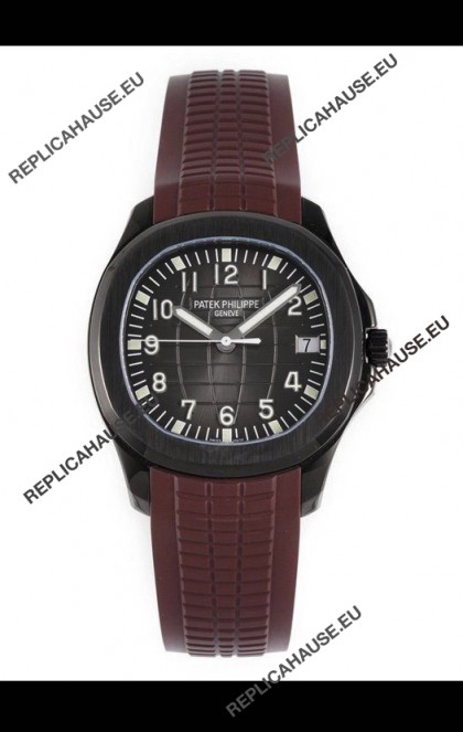 Patek Philippe Aquanaut 5167 Black Venom Edition 1:1 Mirror Replica Watch - Brown Strap