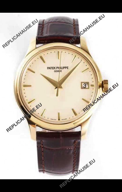 Patek Philippe #Ref 5227J in White Dial 1:1 904L Yellow Gold Casing 904L Steel Swiss Watch 