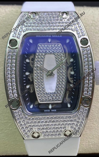 Richard Mille RM-07-01 Diamonds Dial and Casing Ladies 1:1 Swiss Replica Watch 