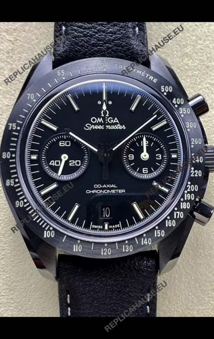 Omega Speedmaster Dark Side of the Moon Black Strap - 1:1 Superclone Replica Watch 
