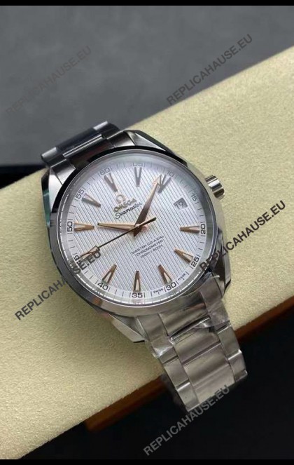 Omega Aqua Terra 150M White Dial 904L Steel Casing White Dial 1:1 Mirror Replica 41MM 