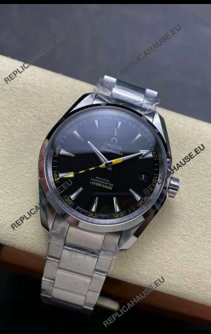 Omega Aqua Terra 150M Black Dial 904L Steel Casing Colored Hand 1:1 Mirror Replica 41MM 