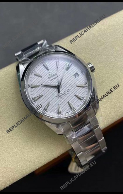Omega Aqua Terra 150M White Dial 904L Steel Casing White Dial 1:1 Mirror Replica 41MM 