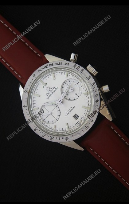 Omega Speedmaster 57 Co-Axial Chronograph Watch in Leather Strap