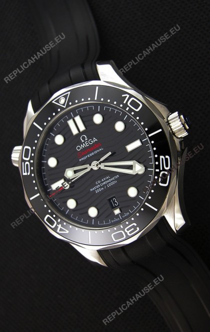 Omega Seamaster 300M Co-Axial Master Chronometer BLACK Swiss 1:1 Mirror Replica Watch 
