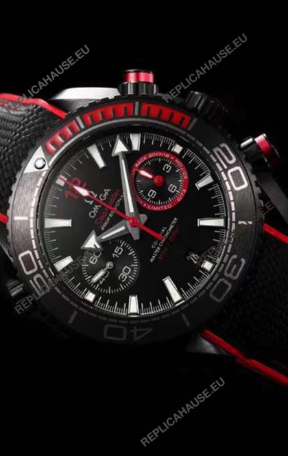 Omega Seamaster Planet Ocean Deep Black 600M Volvo Ocean Race 1:1 Mirror Watch 