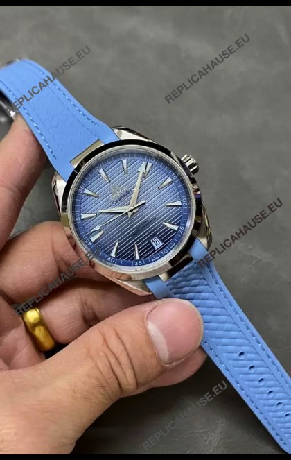 Omega Seamaster Aquaterra 150M Summer Blue Dial 1:1 Mirror Replica Watch