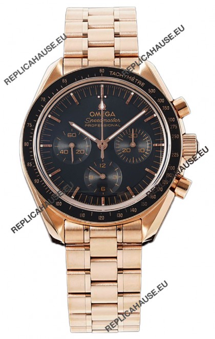 Omega Speedmaster Rose Gold Co-Axial Chronograph 41MM 1:1 Mirror Replica Watch