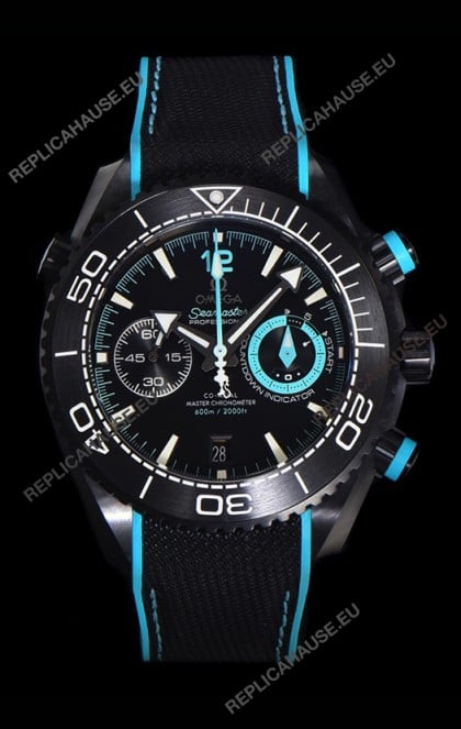 Omega Super Clone Planet Ocean 600M Chronograph Emirates Edition Swiss Replica