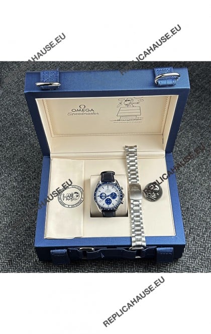 Omega Speedmaster Super Clone 50th Anniversary Snoopy Edition (Full Set with Snoopy Box) 