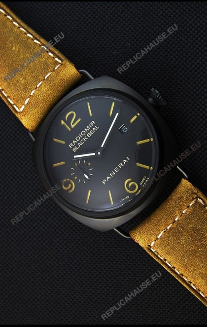 Panerai Radiomir Black Seal PAM292 Japanese Replica Watch in Black Dial 