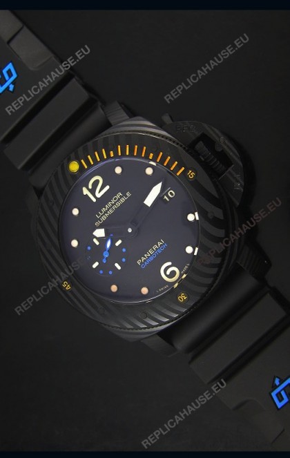 Panerai Luminor Submersible Carbotech Japanese Replica Watch