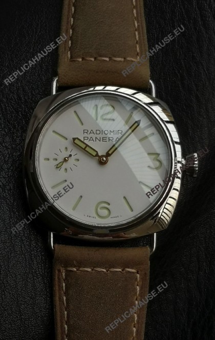 Panerai Super Clone Radiomir PAM1384 Swiss Replica Watch - 45MM White Dial 