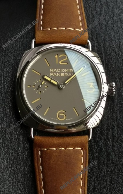 Panerai Super Clone Radiomir PAM1385 Swiss Replica Watch - 45MM Grey Dial 