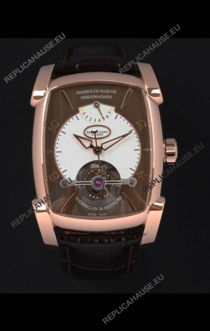 Parmigiani Fleurier Kalpa XL Rose Gold 1:1 Genuine Tourbillon Swiss Replica Watch 