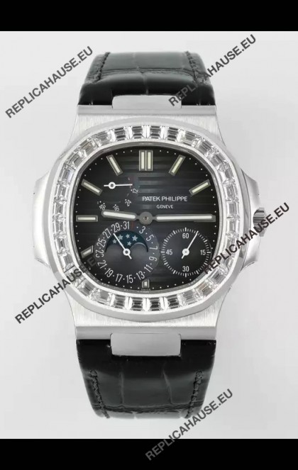 Patek Philippe Nautilus 5712/1A 1:1 Quality Swiss Replica Watch in Blue Dial