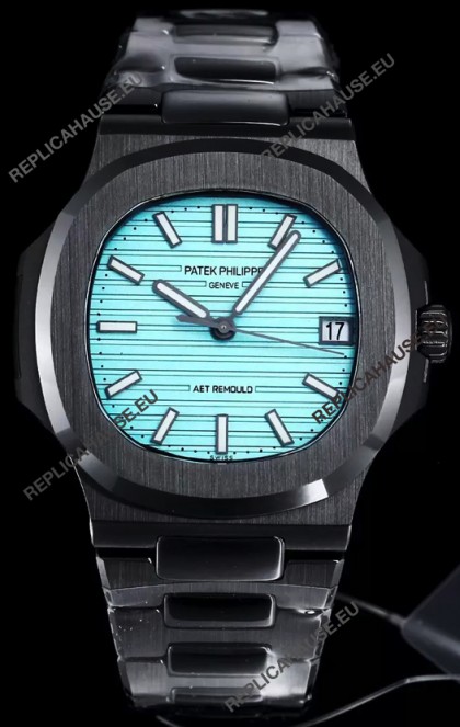Patek Philippe Nautilus 5711 AET Remould Black Ceramic Tiffany Green Edition Swiss Replica Watch