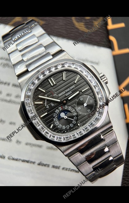 Patek Philippe Nautilus 5712G 1:1 Quality Swiss Replica Watch in Grey Dial