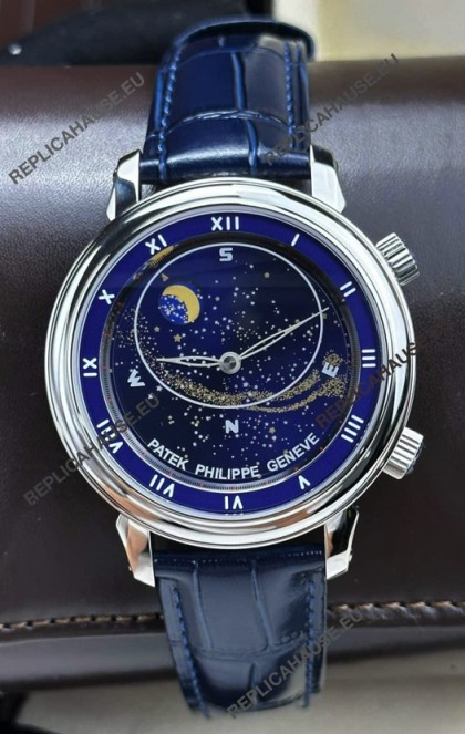 Patek Philippe 6104G Grand Complications Automatic 1:1 Mirror Replica Watch 
