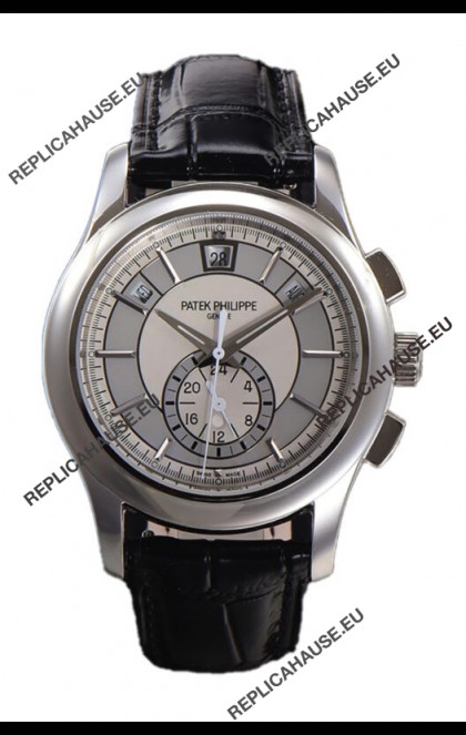 Patek Philippe 5205 Complications Moonphase White Dial 1:1 Mirror Swiss Replica Watch
