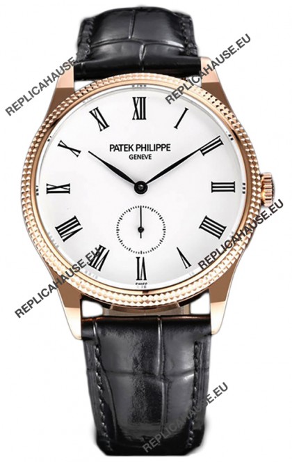 Patek Philippe Calatrava 5119G Rose Gold Casing 1:1 Mirror Replica Watch 