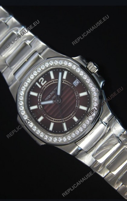 Patek Philippe Ladies Nautilus Stainless Steel Watch 36MM 