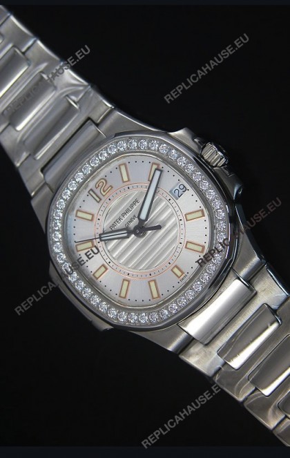 Patek Philippe Ladies Nautilus Stainless Steel Watch 36MM 