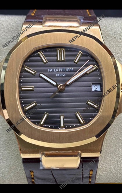 Patek Philippe Nautilus 5711R 904L Steel 2023 Updated Mirror Replica Watch - Grey Dial