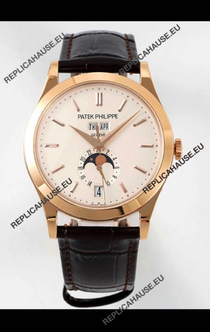 Patek Philippe Annual Calendar 5396R-011 Complications Swiss Replica Watch in White Dial