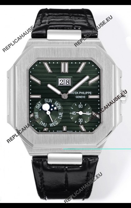 Patek Philippe Cubitus 5822 904L Steel Casing Green Dial Swiss Replica Watch