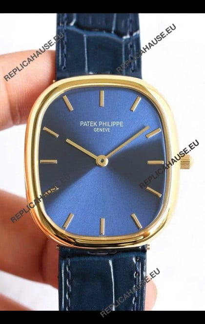 Patek Philippe 5738 Elipse Yellow Gold Swiss Quartz Watch 