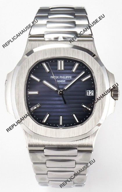 Patek Philippe Super Clone Nautilus 5711G-001 904L Steel Blue Dial 
