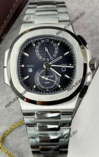 Patek Philippe Nautilus 5990/1A 904L Steel Case in Black Dial - 1:1 Mirror Replica