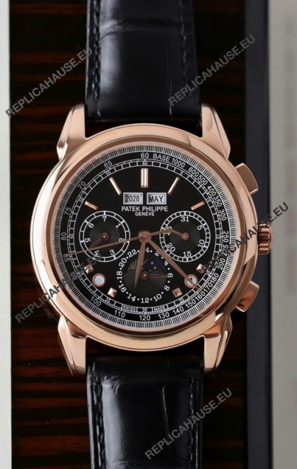 Patek Philippe Grand Complications 5270 Swiss Replica Watch in Rose Gold Casing