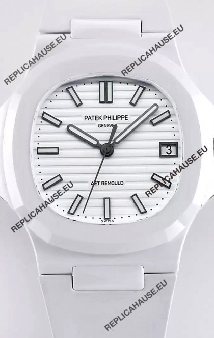 Patek Philippe Nautilus 5711 AET Remould White Edition Swiss Replica Watch 