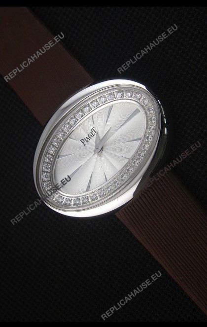 Piaget Limelight Magic Hour Swiss Quartz Steel Case in Black Strap