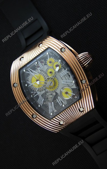 Richard Mille RM 018 Tourbillon Hommage A Boucheron Swiss Watch Yellow Gold Case