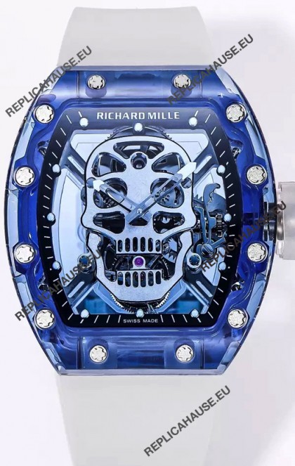 Richard Mille RM52-01 Sapphire Casing with Genuine Tourbillon Movement 1:1 Ultimate Replica