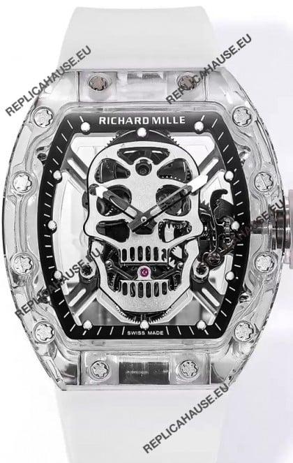 Richard Mille RM52-01 Sapphire Casing with Genuine Tourbillon Movement 1:1 Ultimate Replica
