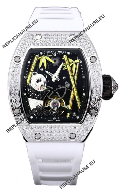 Richard Mille RM26-01 Tourbillon Panda Stainless Steel Casing Swiss Movement Watch 
